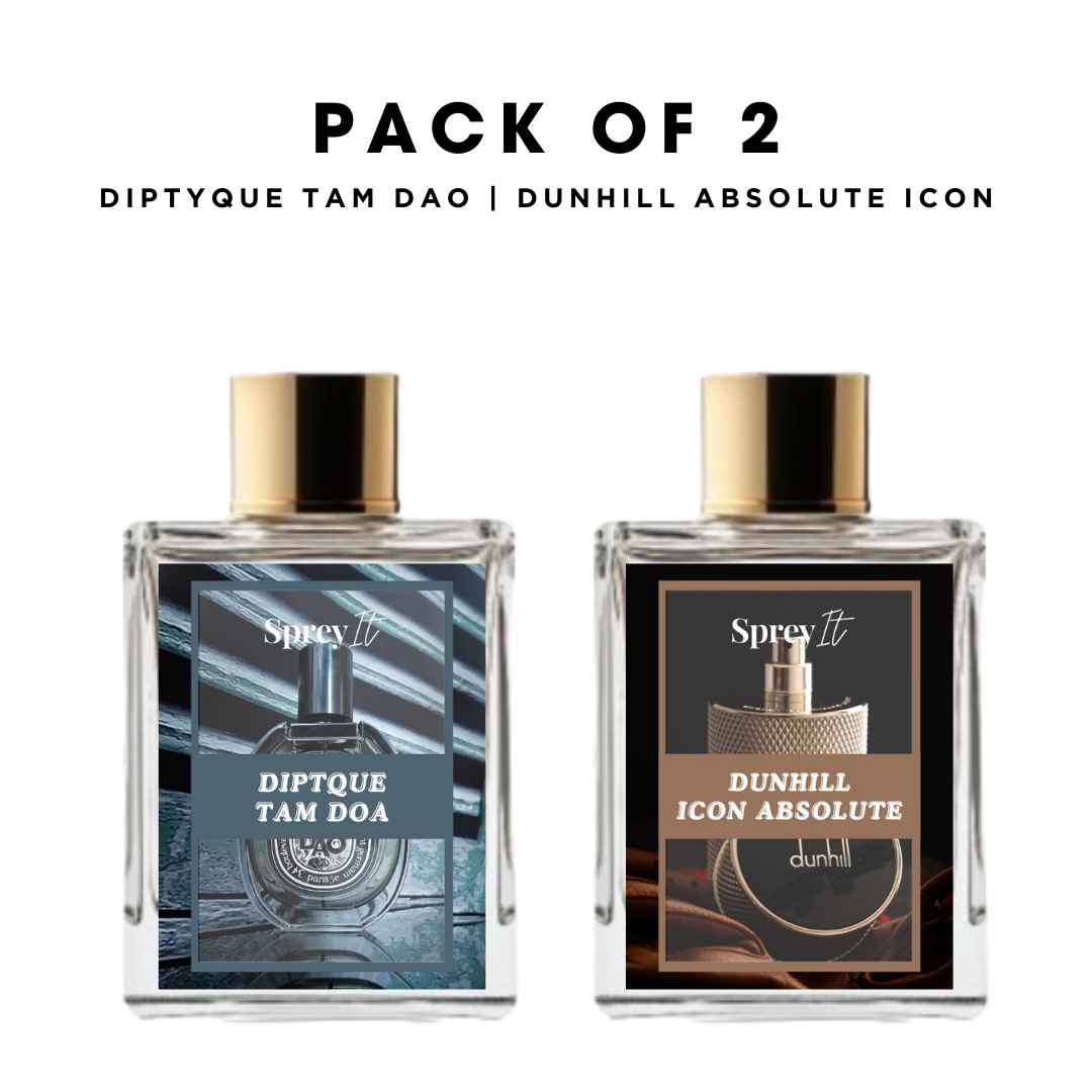 Pack of 2 for men: Diptyque tam dao, Dunhill absolute icon