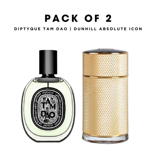 Pack of 2 for men: Dip#yque tam dao, Dun-h*ll absolute icon