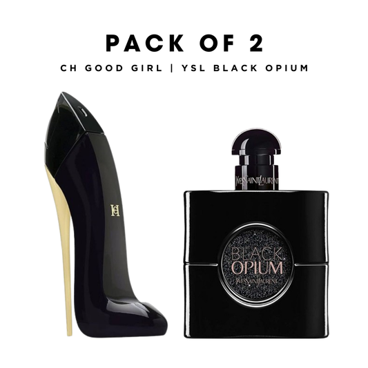 Pack of 2 for women: CH good girl, Ys-l black opium